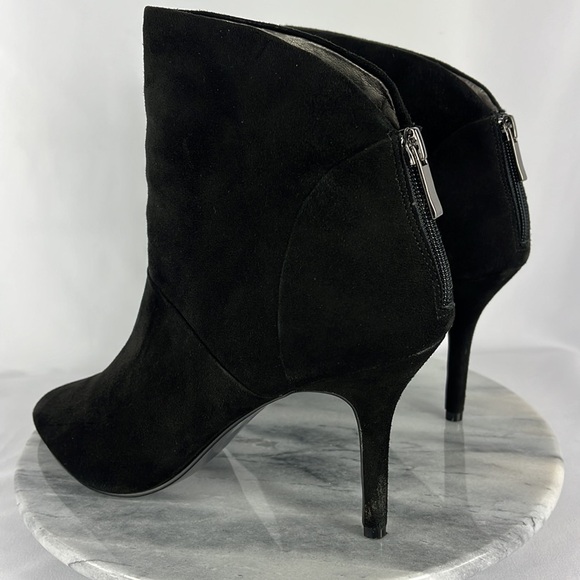 Audrey Brooke stilleto bootie Sz 10 Blk - Picture 2 of 9
